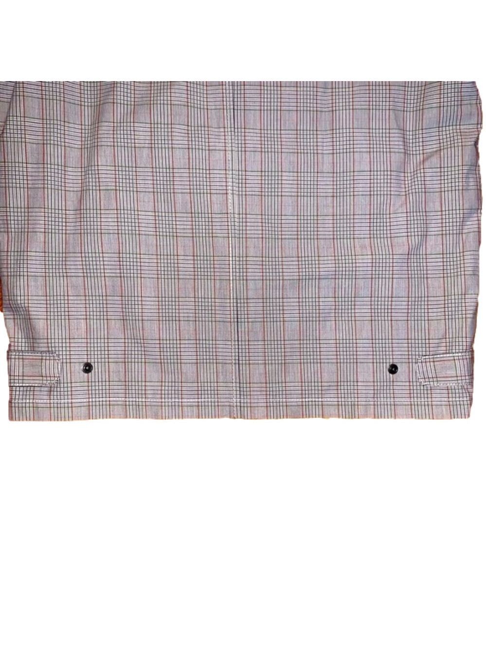 NWT French Connection Vintage Retro Mens Plaid Lined Golf Jacket Zip Front Coat - Picture 9 of 10